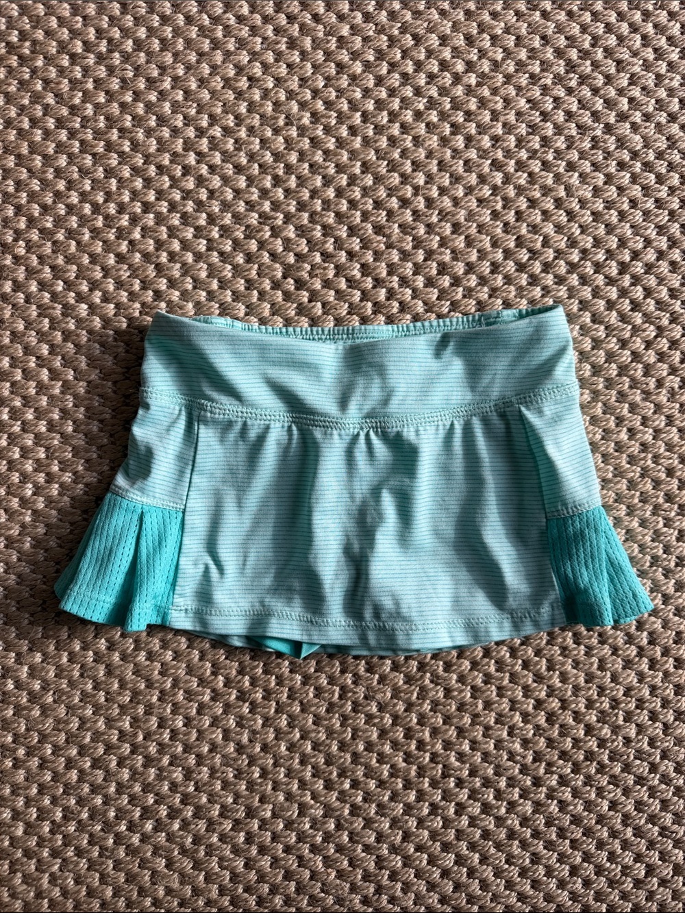 Champion Girls Aqua Pleated Athletic Skirt with Built-In Shorts size xs 4/5